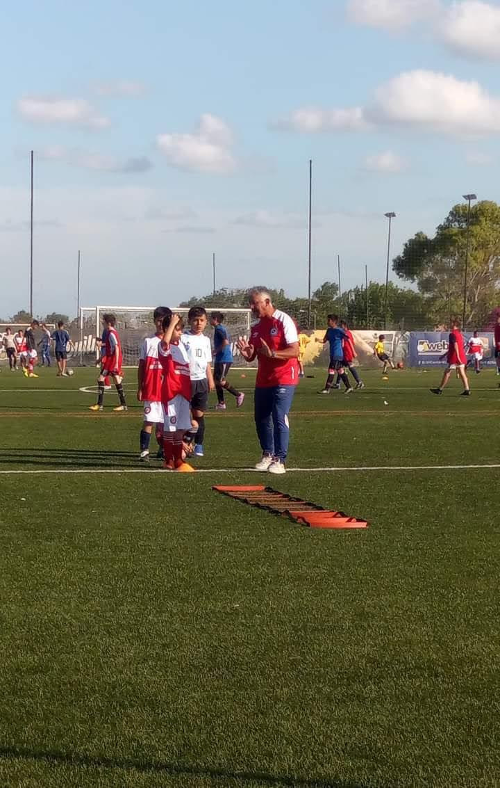 Fotografía aportada: Trabajo con jugadores